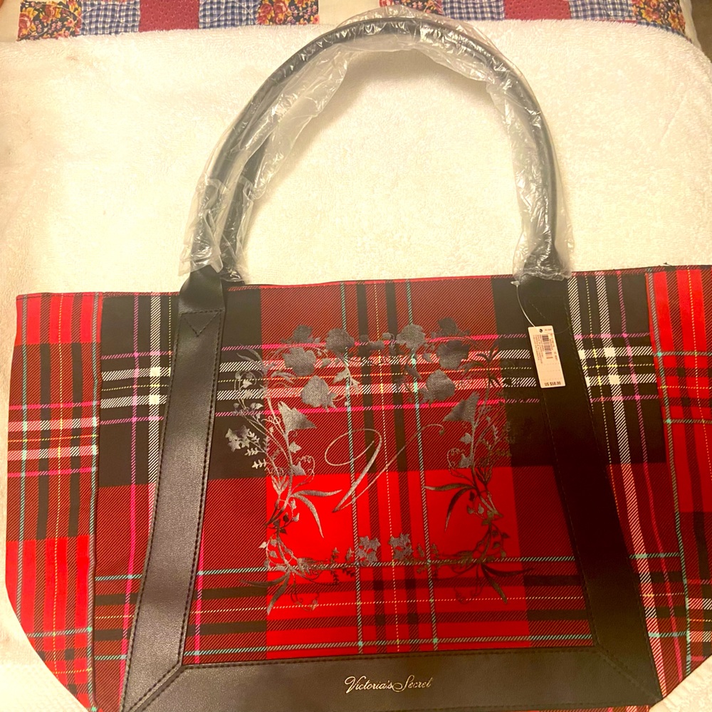 Victoria’s Secret new, red/black, tote/bag, exclusive